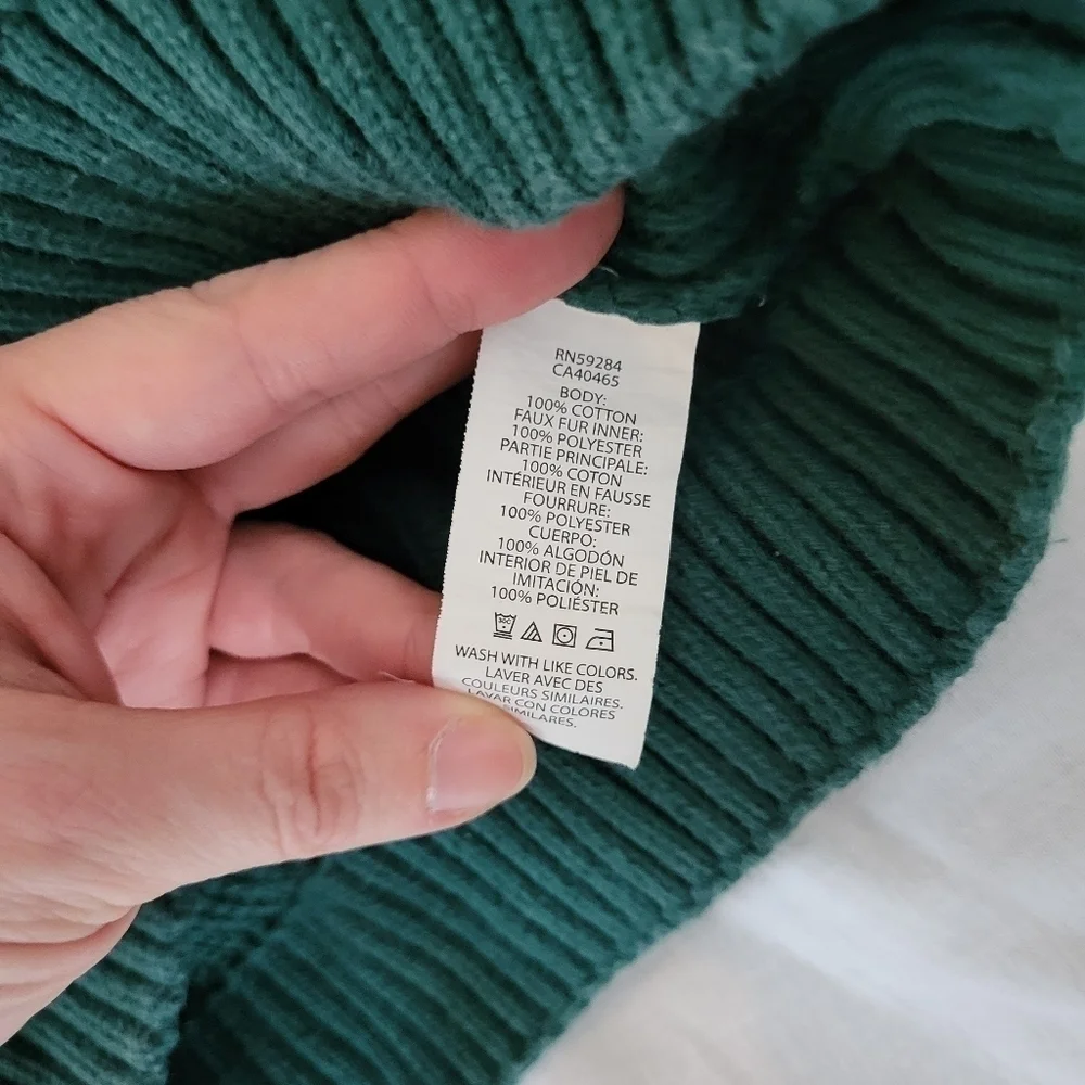 The Children's Place green 1/4 zip cable knit pullover sweater 2T